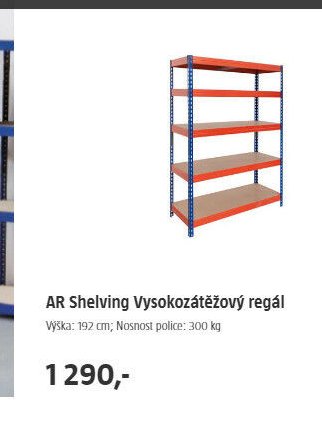 AR Shelving Vysokozátěžový regál