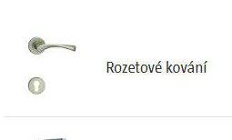 Rozetové kování