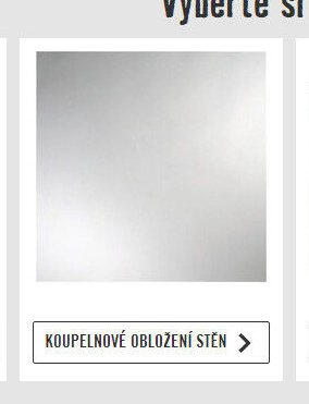 Koupelnové obložení stěn