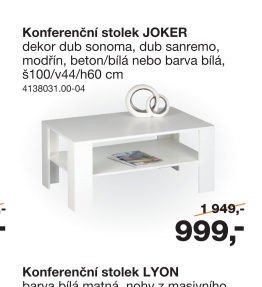 Konferenční stolek JOKER