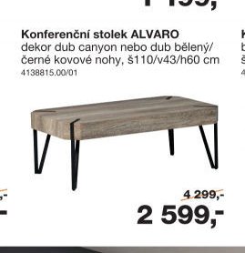 Konferenční stolek ALVARO