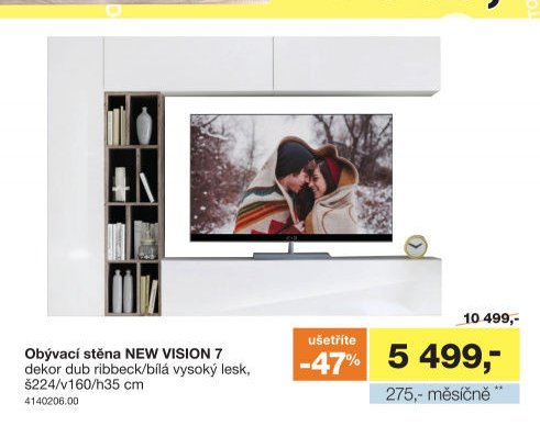 Obývací stěna NEW VISION 7