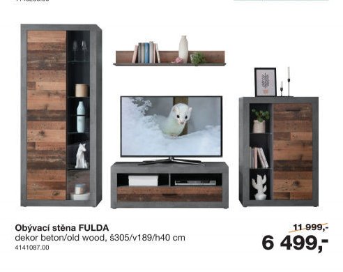 Obývací stěna FULDA