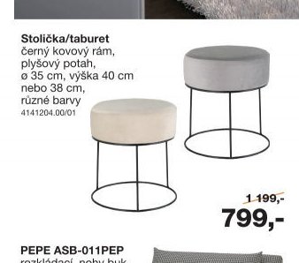 Stolička/taburet