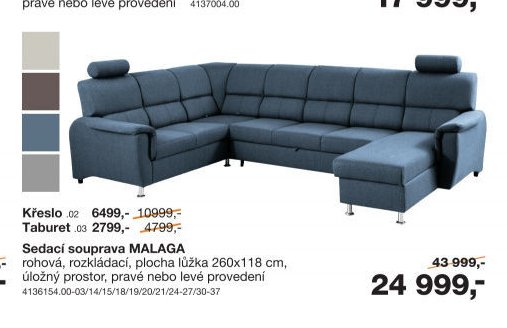 Sedací souprava MALAGA