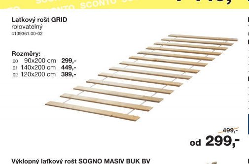 Laťkový rošt GRID