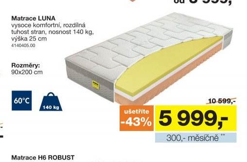 Matrace LUNA