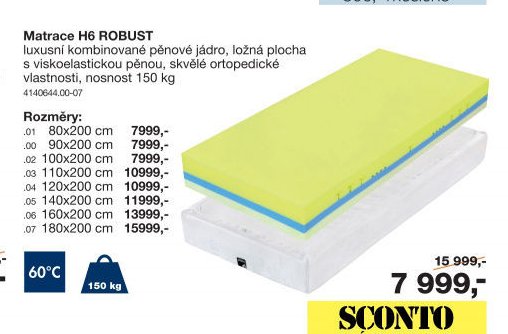 Matrace H6 ROBUST