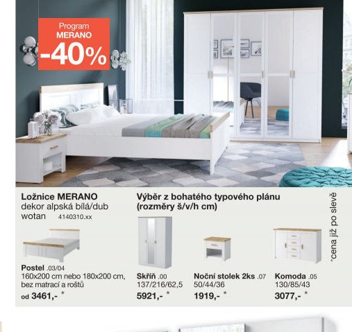 Ložnice MERANO