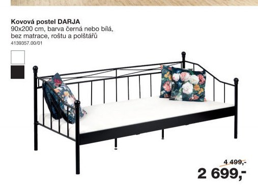 Kovová postel DARJA