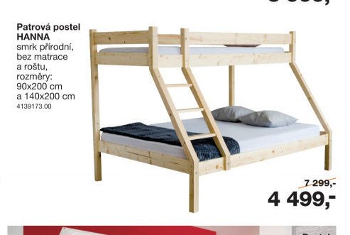 Patrová postel HANNA