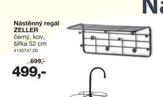 Nástěnný regál ZELLER