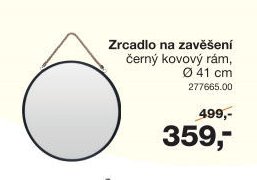 Zrcadlo na zavěšení