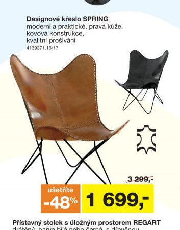 Designové křeslo SPRING