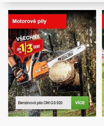 Benzínová pila OM GS 520