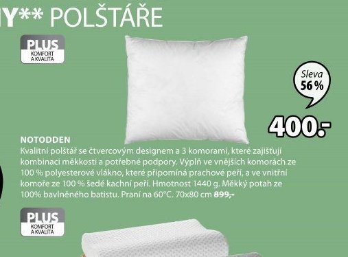 NOTODDEN polštář