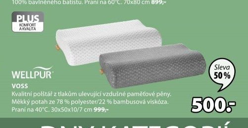 WELLPUR VOSS polštář