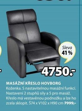 Masážní křeslo HOVBORG