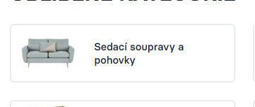 Sedací soupravy a pohovky