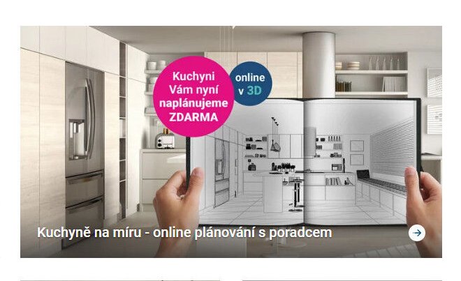 Kuchyně na míru - online plánování s poradcem
