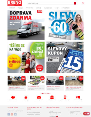 akční leták Breno koberce 10.2.2021-16.2.2021