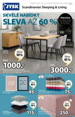 akční leták Jysk 11.2.2021-24.2.2021
