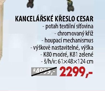 Kancelářské křeslo Cesar