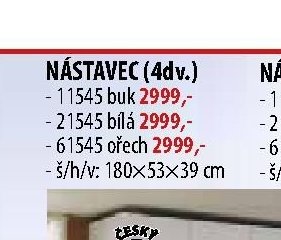 NÁSTAVEC (4dv.) 11545, 21545, 61545