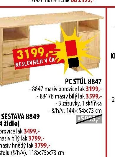 PC STŮL 8847