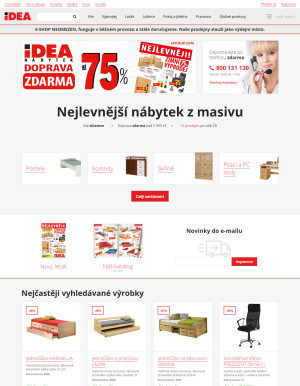 akční leták IDEA nábytek 23.2.2021-1.3.2021