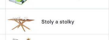 Stoly a stolky