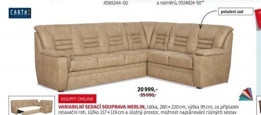 Variabilní sedací souprava Merlin