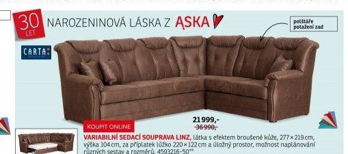 Variabilní sedací souprava Linz