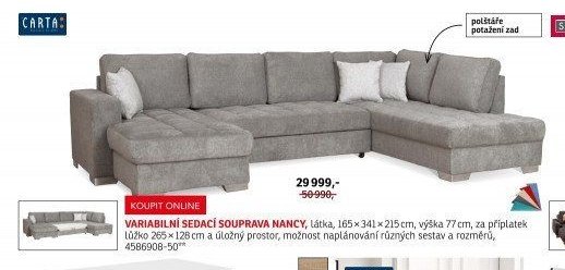 Variabilní sedací souprava Nancy
