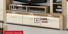 TV stolek s policí