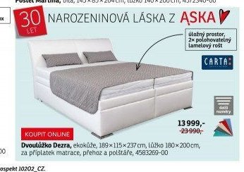Dvoulůžko Dezra