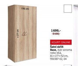 Šatní skříň Base