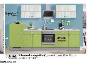 Plánovaná kuchyně PN80