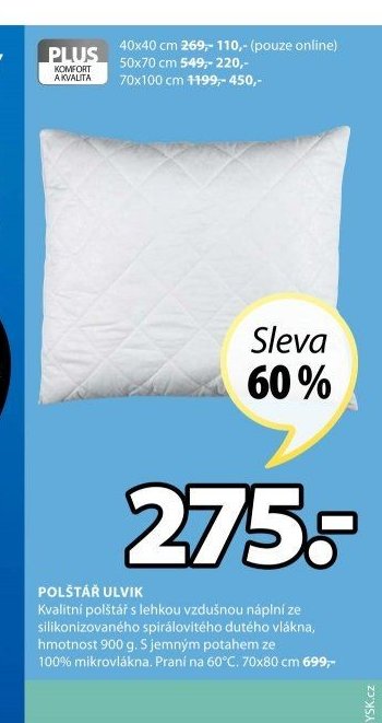 Polštář ULVIK
