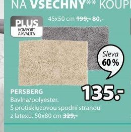 PERSBERG koupelnová předložka