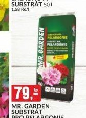 MR. GARDEN SUBSTRÁT PRO PELARGONIE 50 l