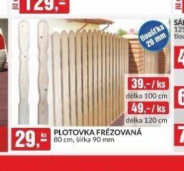PLOTOVKA FRÉZOVANÁ
