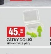 ZÁTKY DO UŠÍ silikonové 2 páry