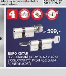 EURO XSTAR BEZPEČNOSTNÍ 10STAVÍTKOVÁ VLOŽKA