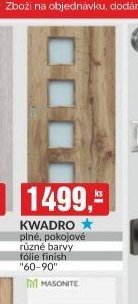KWADRO plné, pokojové různé barvy fólie finish 60-90