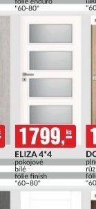 ELIZA 4*4 pokojové bílé fólie finish 60-80