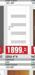 ERIA 4*4 rámové bílé fólie finish 60-80