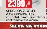 SPRCHOVÝ KOUT A1900 90x90x185 cm