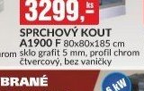 SPRCHOVÝ KOUT A1900 F 80x80x185 cm