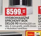 HYDROMASÁŽNÍ SPRCHOVÝ BOX DELOS 90